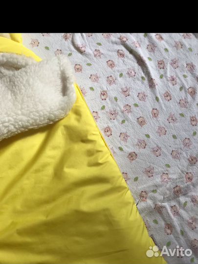 Конверт зимний меховой детский