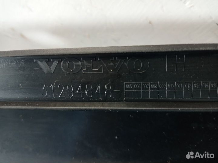 Накладка на порог наружная левая L Volvo XC60