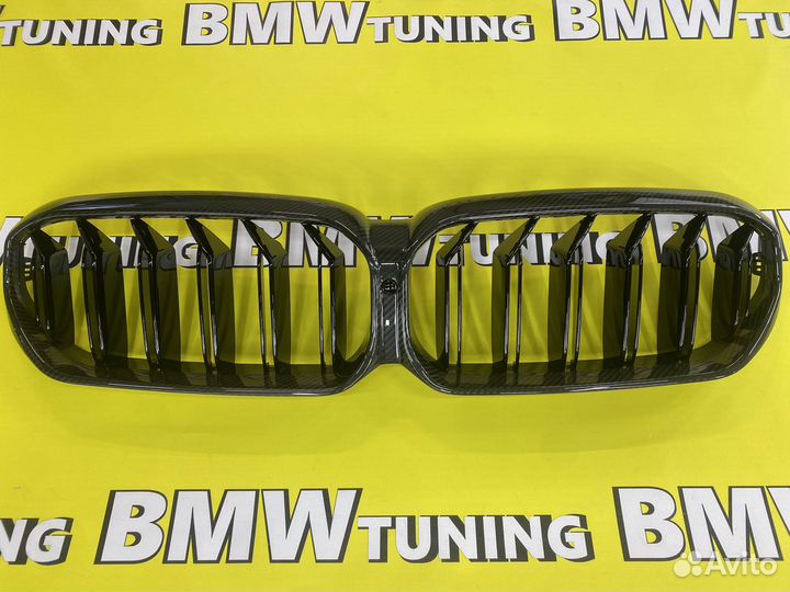 Решетка радиатора BMW G30, LCI, M, сухой карбон