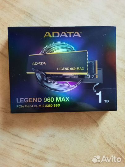 Adata legend 960 MAX 1Тб SSD M.2 и комплектующие