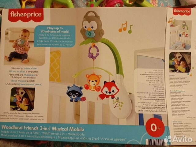 Мобиль на кроватку fisher price