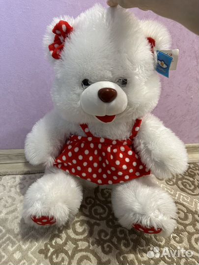 Плюшевый медведь новый