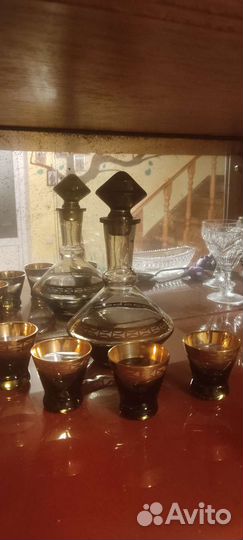 Коньячный набор (графин и 4 стопки)