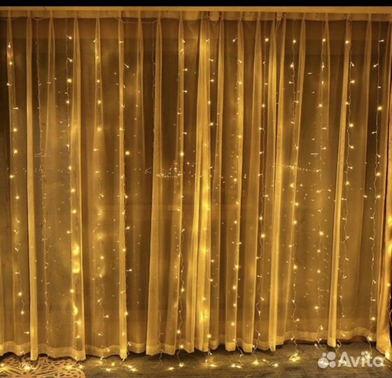 Гирлянда штора
