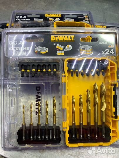 Набор сверл и бит для импакта dewalt DT70748T