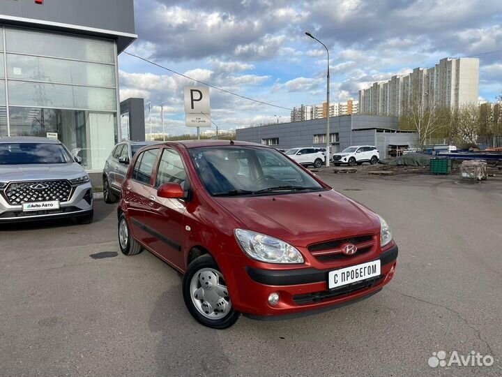 Hyundai Getz 1.6 AT, 2007, 101 308 км