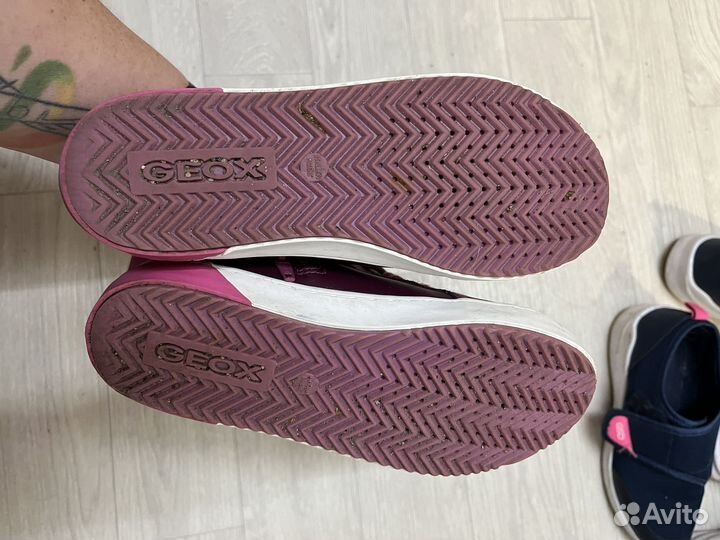 Ботинки-кеды для девочки Geox Pokemon