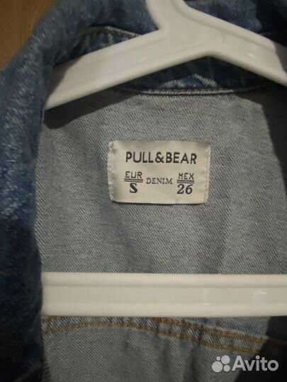 Джинсовая куртка pull and bear S