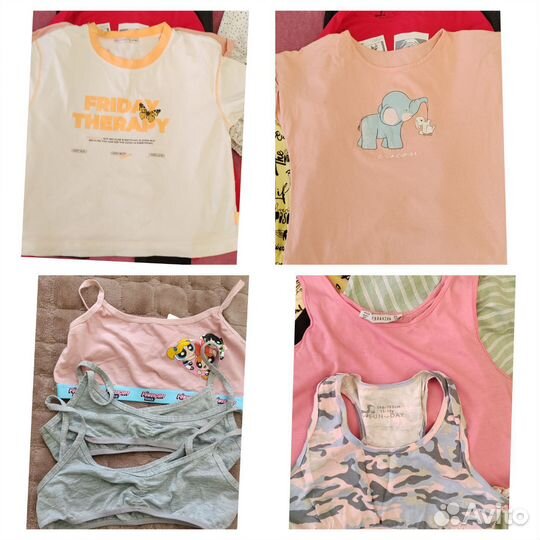 Вещи пакетом на девочку 140, 146, 152