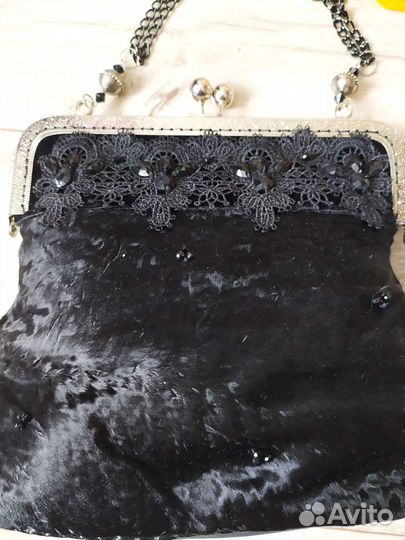 Женская сумка из натурального меха