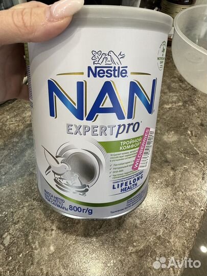 Смесь нан тройной комфорт