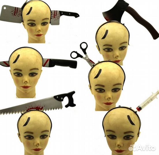 Ободки розыгрыш на Хэллоуин