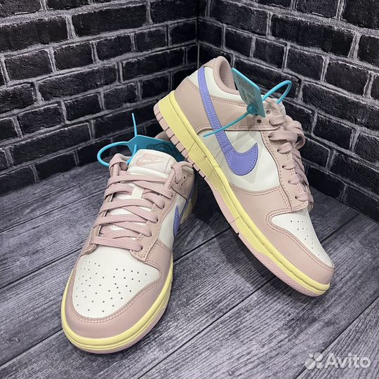 Кроссовки Nike Dunk Low Pink Oxford Оригинал