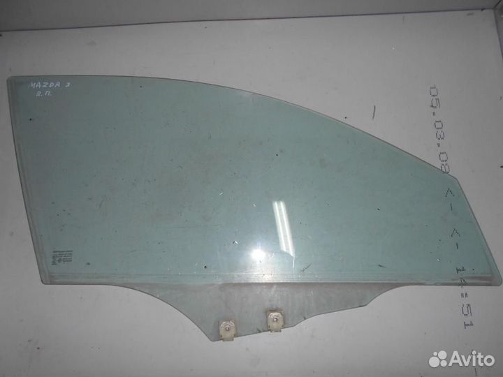 Стекло двери передней правой Mazda 3 (2002-2009) B