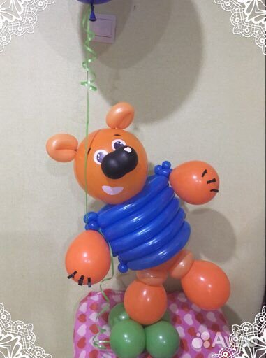 Зверюшки из шариков