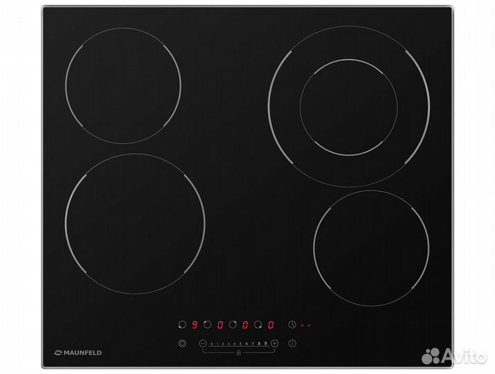 Электрическая варочная панель maunfeld evse594fdbk