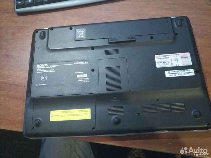 Разборка ноутбука Sony vaio PCG-7181