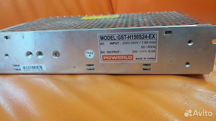 Блок питания 24В 6.0А универсальный gst-h150s24-ex