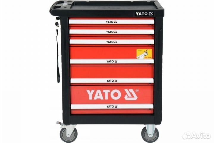 Инструментальная тележка yato 185 предметов YT-553