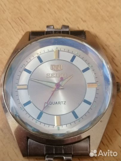 Часы seiko 5 кварцевые, Япония. Винтаж