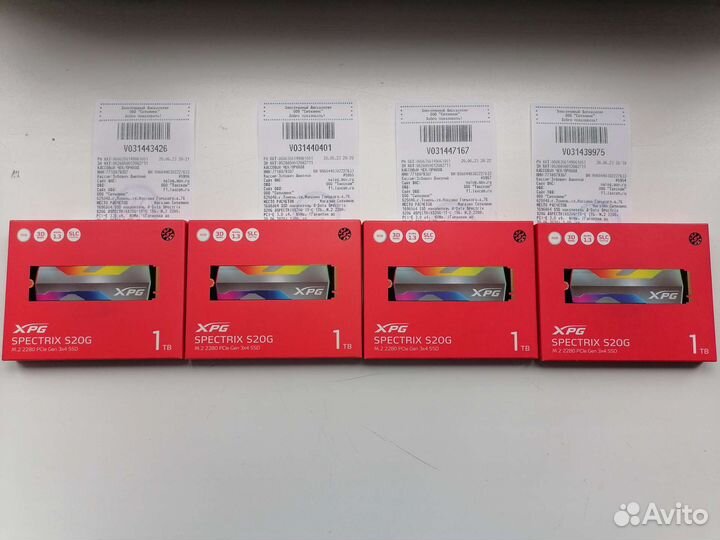 Новый SSD NVMe Диск m2 на 1 Tb с RGB Гарантия