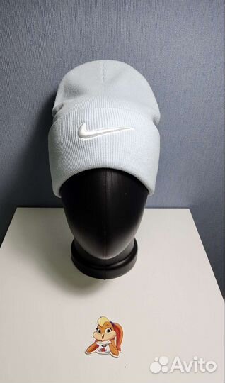 Шапка Nike голубая