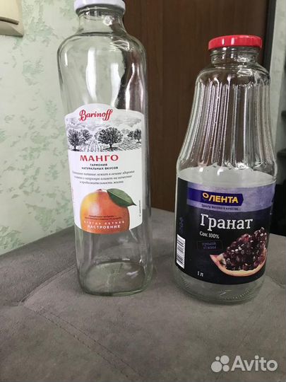 Бутылки стеклянные 1л