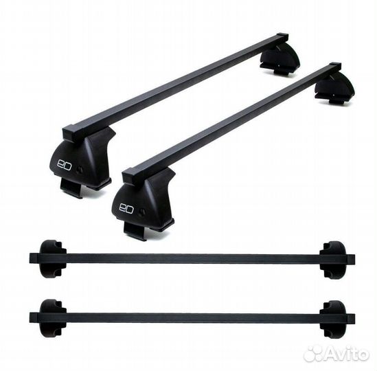 Багажник ED + Установка Hyundai Solaris hatch (201