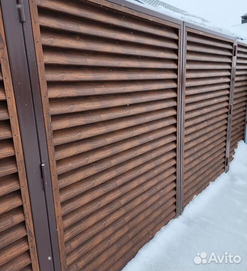 Заборы еврожалюзи