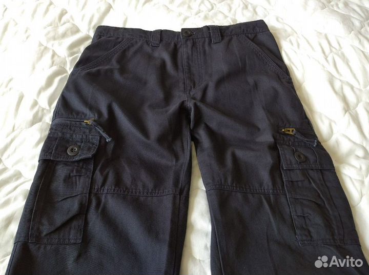Брюки карго карманы пуговицах и молнии W29/M/48