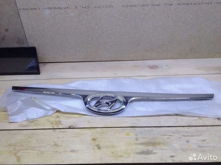 Накладка решетки хром hyundai i30