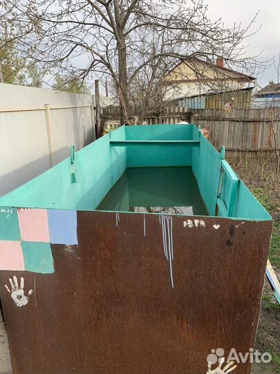 Емкость для воды металлическая бу