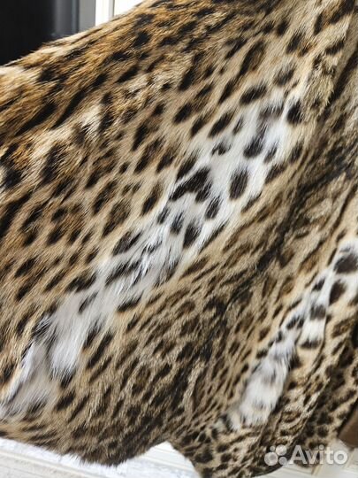 Шуба натуральная из камышевого кота