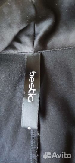 Черный атласный комбенизон