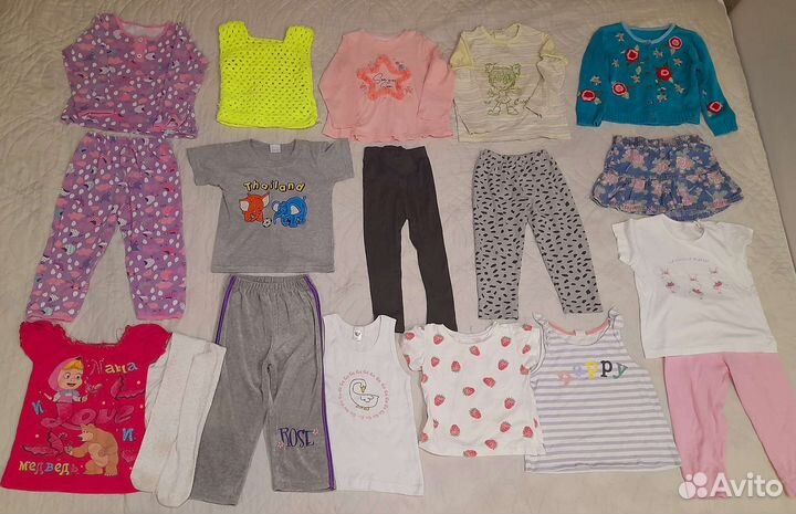 Вещи пакетом на девочку р. 92-98