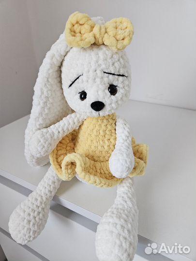 Плюшевый плед ручной работы
