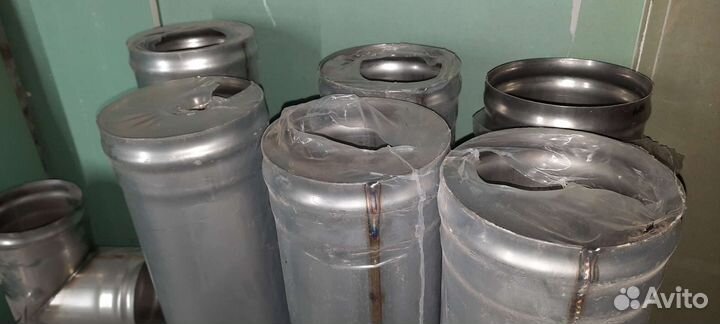 Трубы для дымохода д.130мм толщ.1мм нерж. 304