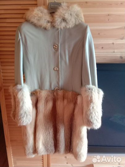 Плащ с мехом