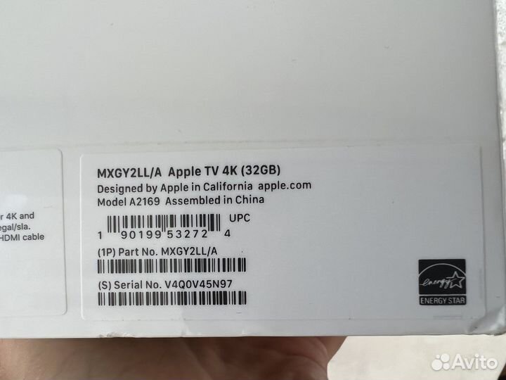 Приставка Apple tv 4k 2021 32gb новая NEW