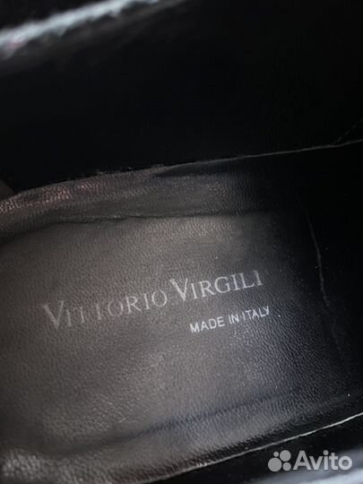 Vittorio Virgili made in Italy замшевые туфли