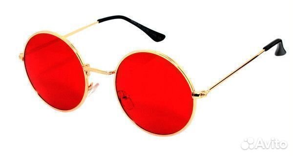 Очки Джона Леннона красные