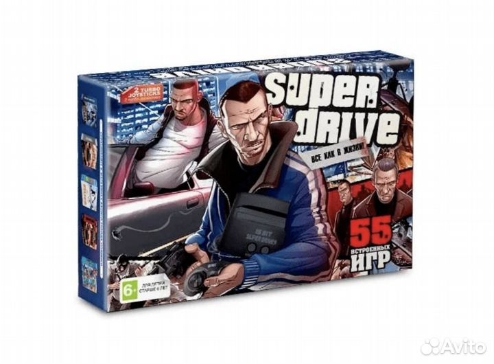 Sega Super Drive GTA -140-in-1