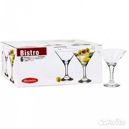 Фужер бокал для мартини 6 штук в п/у