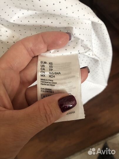 Рубашки для школы H&M и Пеплос (состояние новое)