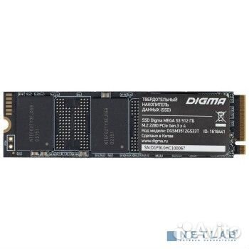 SSD M.2 Digma 512Gb PCI-E x4 dgsm3512GS33T Mega S3 (1618441)