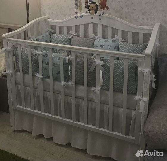 Детская кроватка можга красная звезда Леонардо