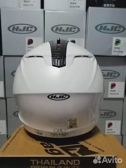 Мотошлем HJC C70 pearl white