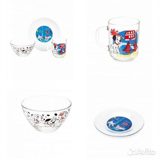 Набор детской посуды новый