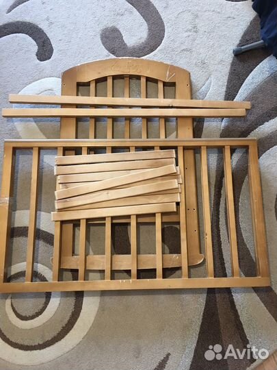 Детская кроватка, матрас, балдахин