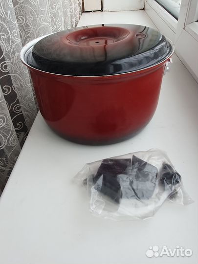 Кастрюля алюминиевая 3,5 л + маска для лица